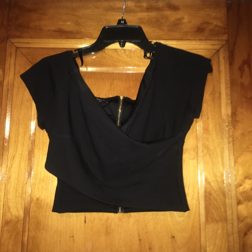 BEBE crossover crop top